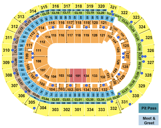 Amerant Bank Arena Monster Jam Seating Chart
